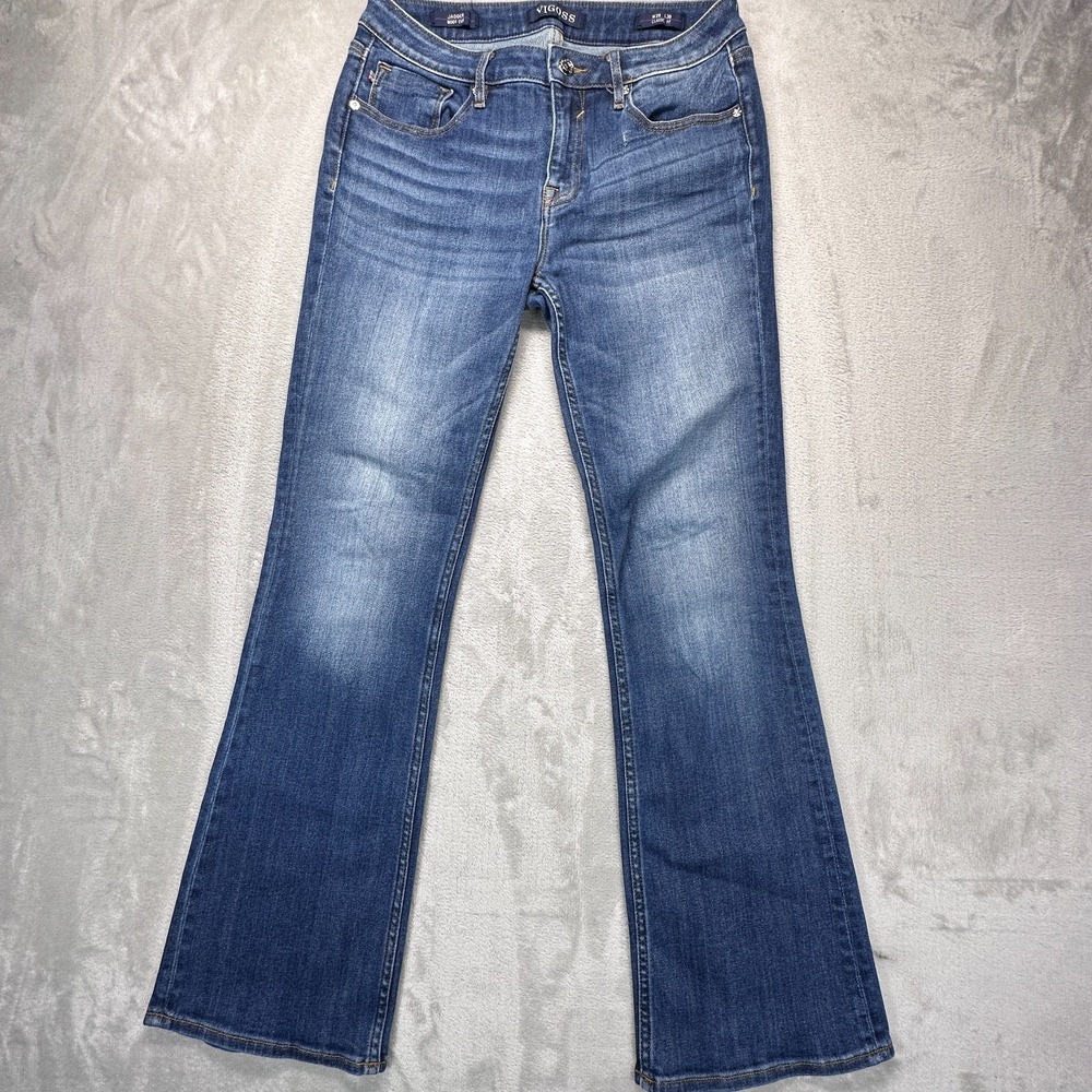 Vigoss Jagger Bootcut Jeans Womens Size 29x30‎ Blue Cotton Stretch Classic Fit